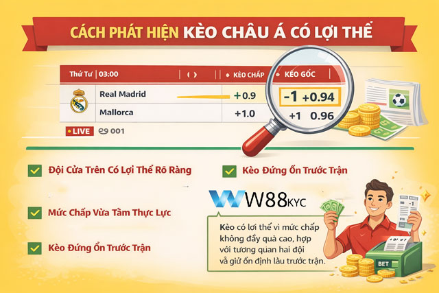 Chiến thuật nhận diện kèo thơm và tránh bẫy nhà cái W88