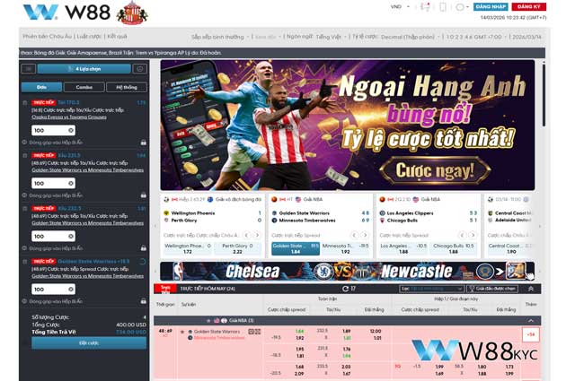 Quy trình các bước tham gia cá cược bóng rổ tại W88 KYC