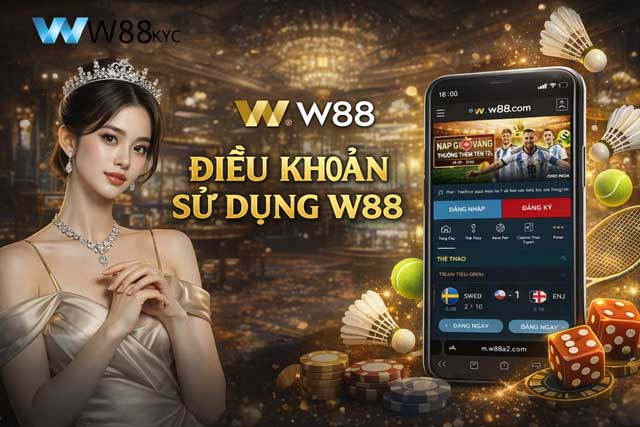 Bản điều khoản sử dụng chính thức tại hệ thống nhà cái W88 KYC