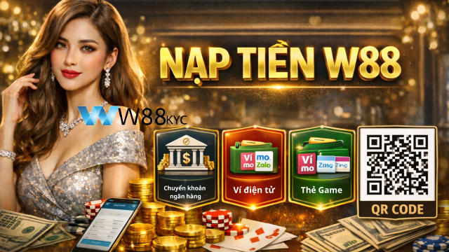 Hướng dẫn các phương thức nạp tiền W88 an toàn và nhanh chóng