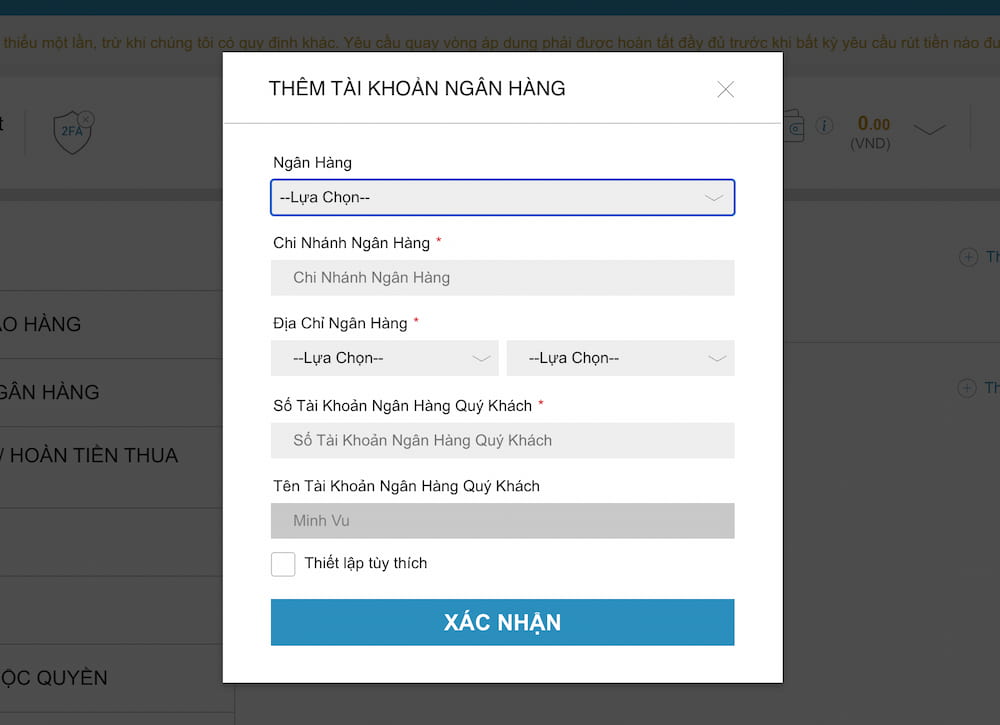Kiểm tra kỹ thông tin ngân hàng giúp hạn chế tối đa lỗi giao dịch