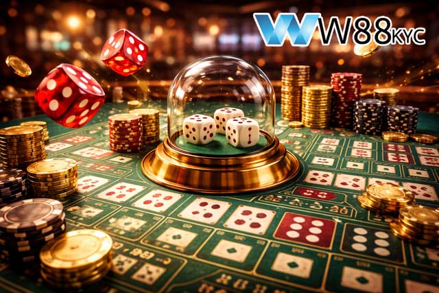 Giao diện sảnh chơi Sicbo trực tuyến tại nhà cái W88